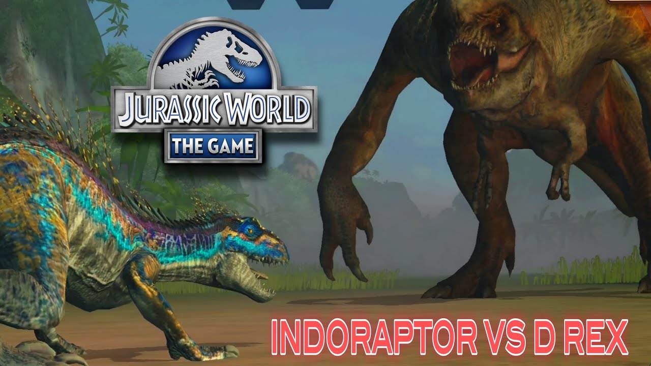 INDORAPTOR VS D REX - Jurassic World The Game