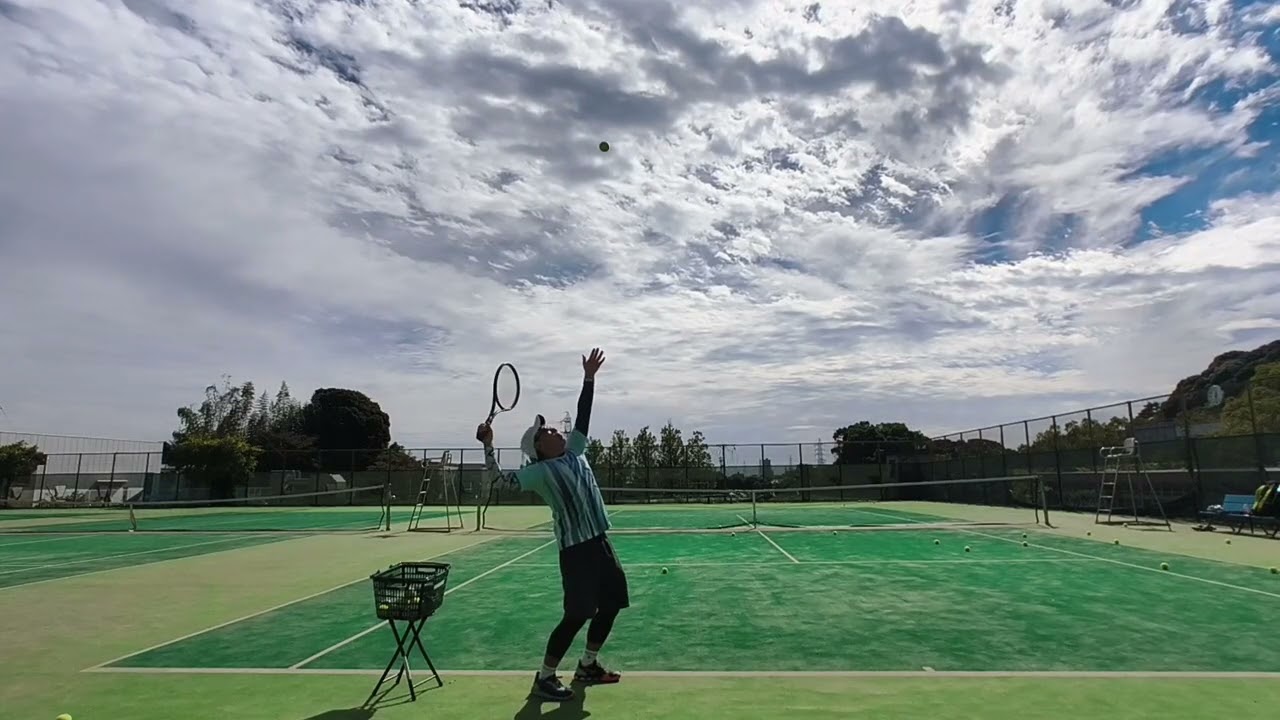 サーブ練習(Oct. 2025), #tennis  #service #テニス #サーブ