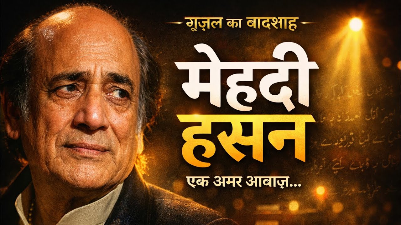 मेहंदी हसन – ग़ज़ल का बादशाह | दर्द, सुर और मोहब्बत की अमर कहानी