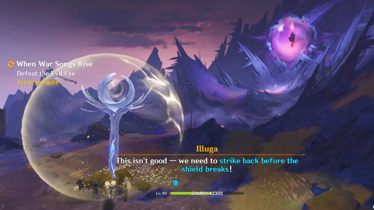 When War Songs Rise ○ Cliffwatch Camp | illuga quest #genshinimpact Luna4