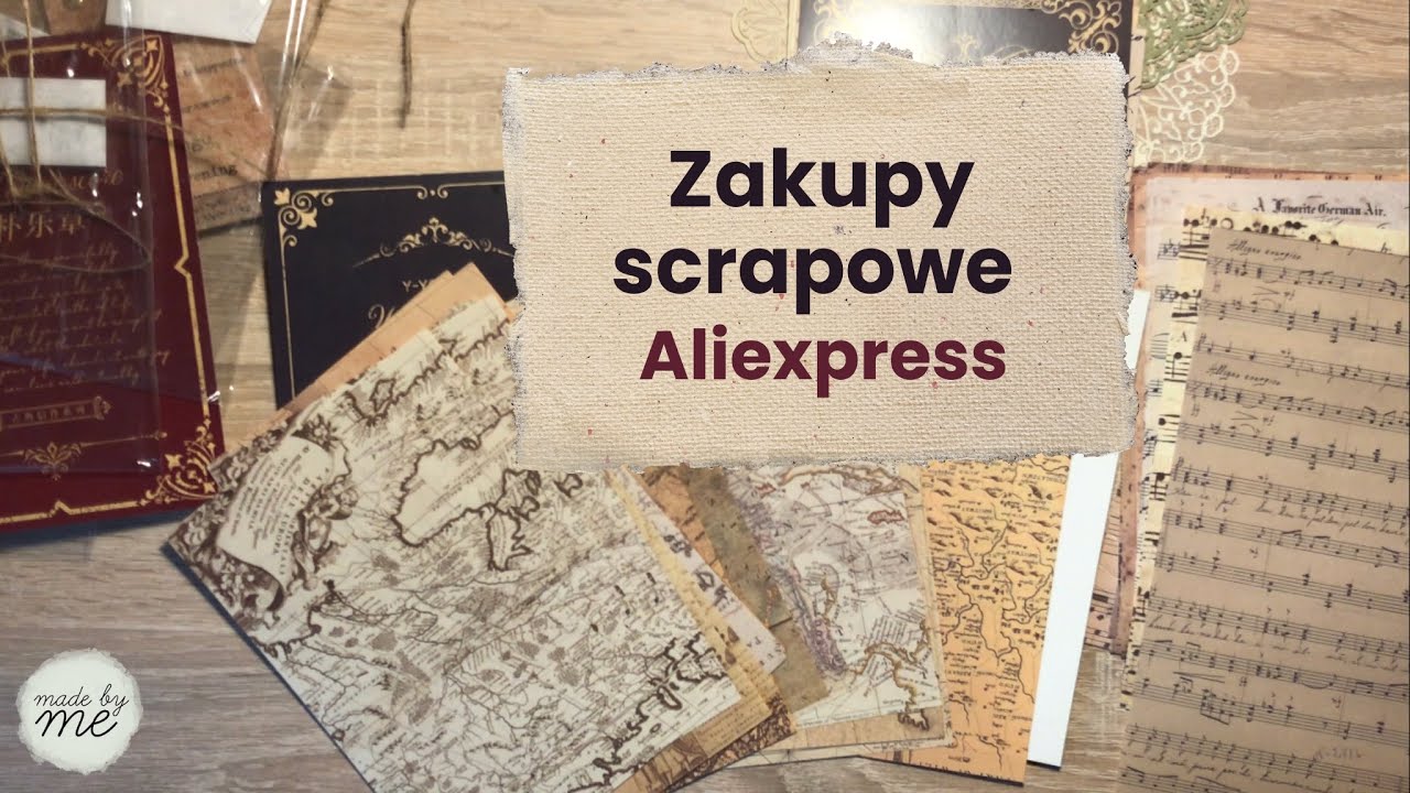 Skąd zamawiacie PRZYDASIE SCRAPBOOKINGOWE? Zapraszam Was na film zakupowy z @AliExpressGlobal
