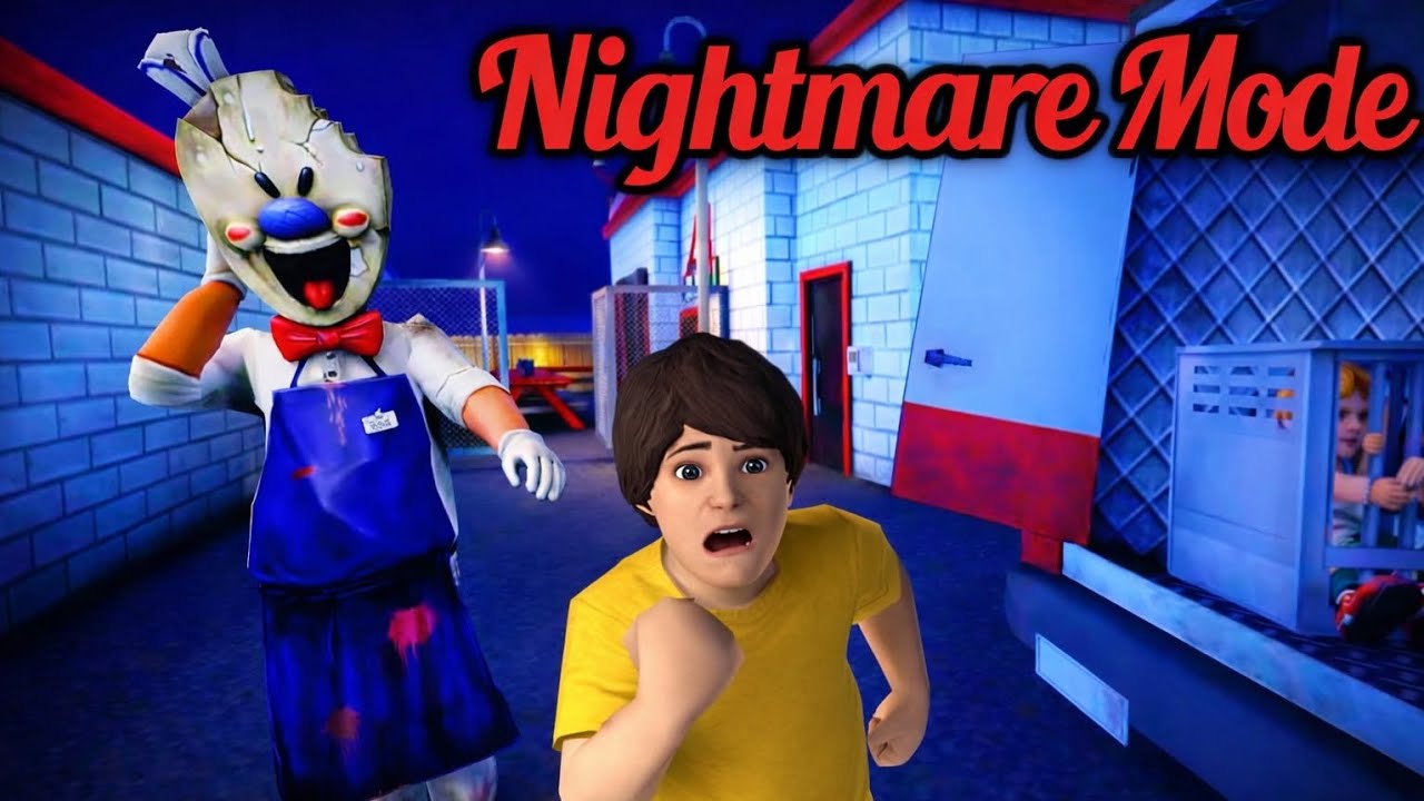 ice Scream 1 Nightmare Mode Full Gameplay.