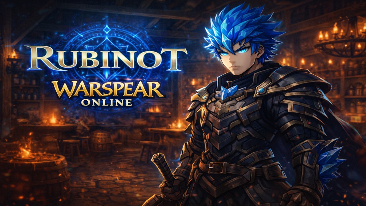 RubinOT e Warspear Online - Farmando e conversando com o chat 💬
