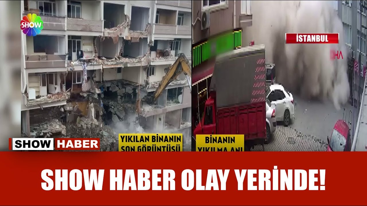 Kontrollü yıkımda bina çöktü
