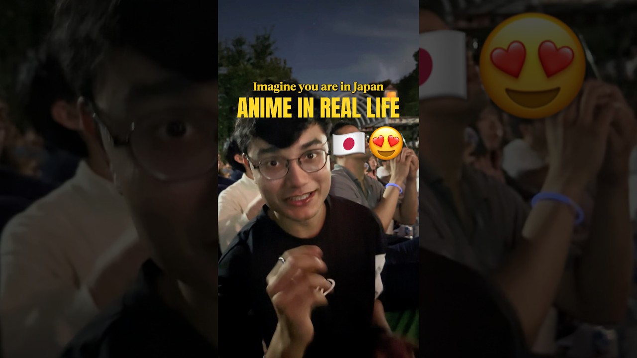 Real Life Anime 😍 Japan summer festival #japan #indian