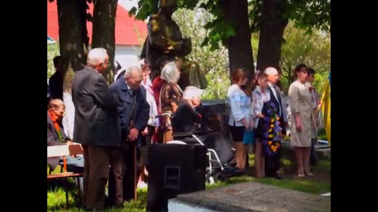 Вшанування ветеранів ВВВ 9 травня у селі Верба Дубенського району Рівненської області.