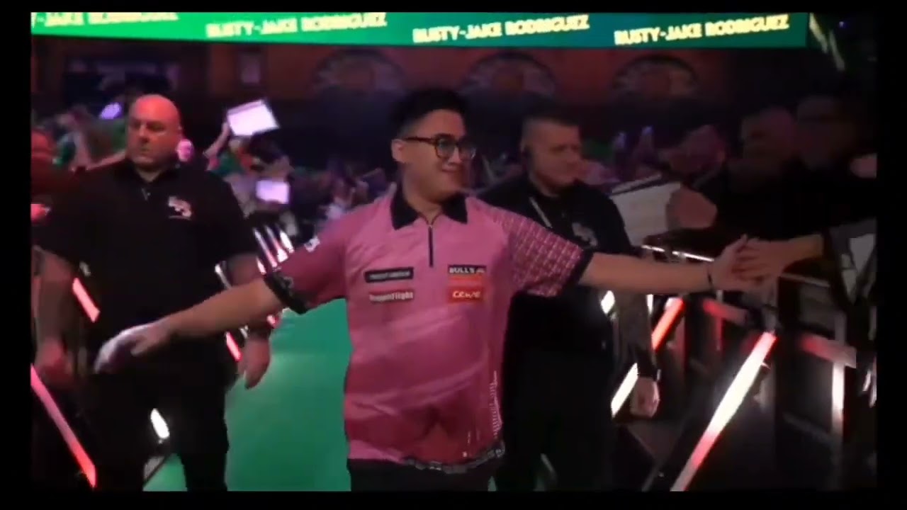 Rusty-Jake Rodriguez Walk on - World Darts Championship 2024