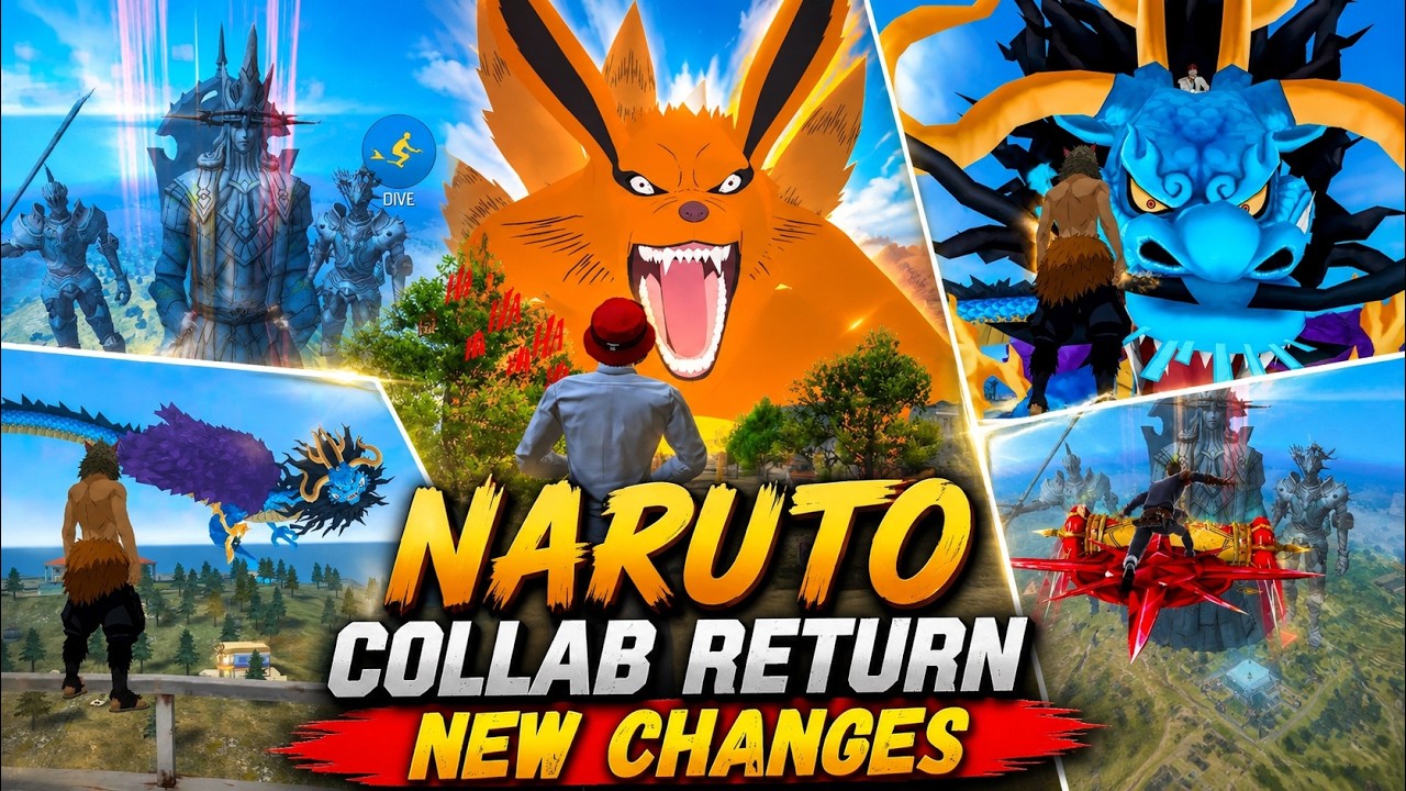 Naruto Collab Chapter 1 Return Free Rewards | New Map - Nine Tails Fight 😲