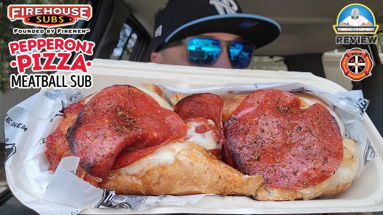 Firehouse Subs® Pepperoni Pizza Meatball Sub Review! 🍕🧆 | BACK in 2023! | theendorsement