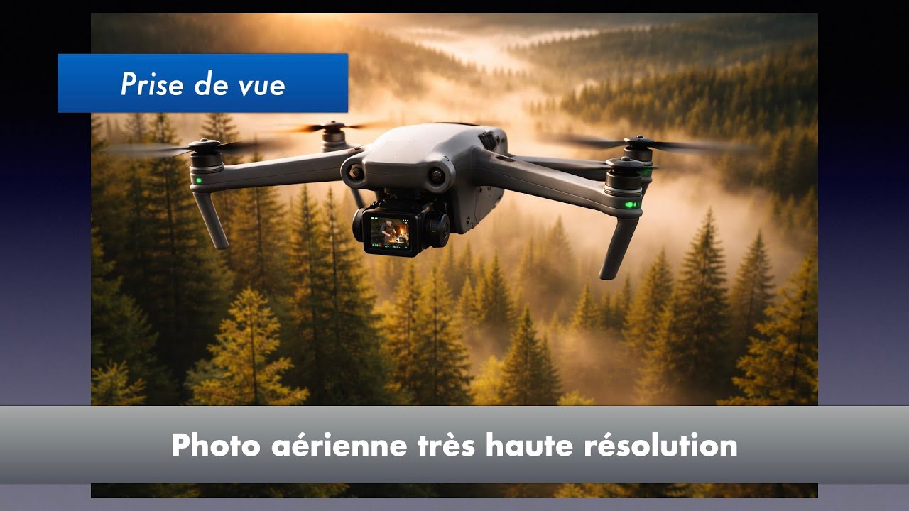 Faire des  photos cadastrales en drone