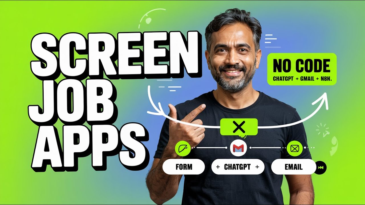 🤖 Build an AI Job Application Screener with n8n | No Code, ChatGPT + Gmail Integration!