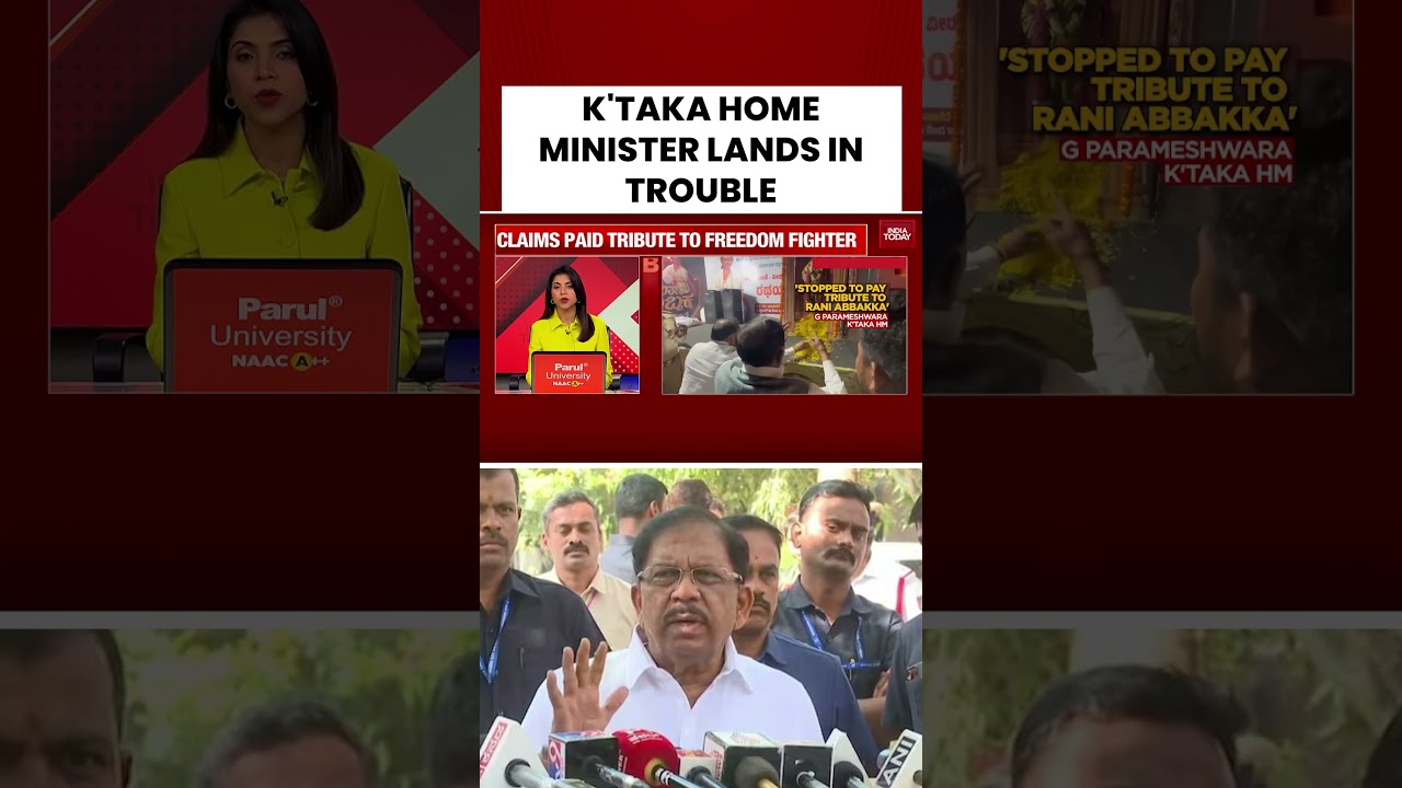 Karnataka Home Minister G Parameshwara Lands In Trouble | India Today