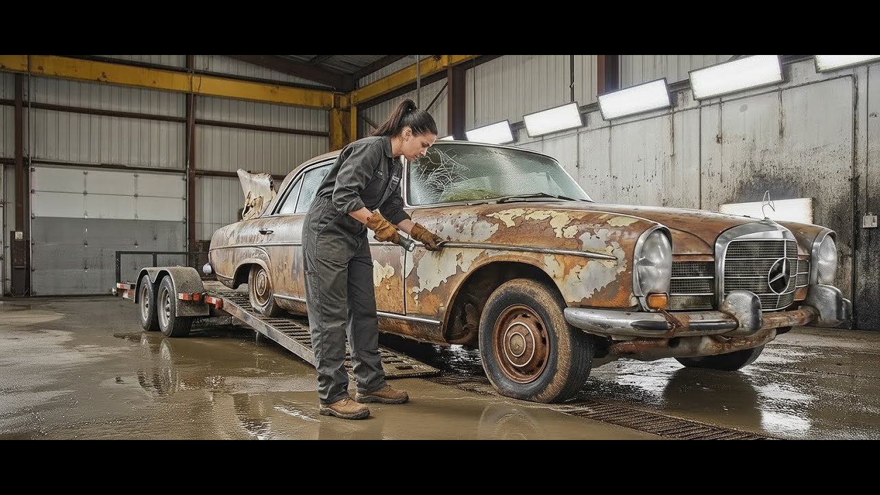 EXTREME Abandoned Restoration | 1962 Mercedes-Benz W111 “Batman” Reborn as a Timeless Luxury Icon!