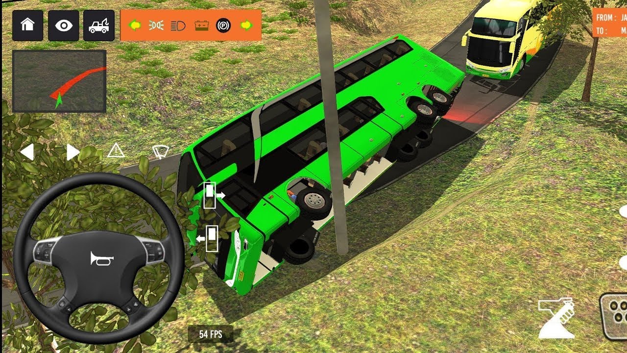 😱🤤Bus simulator indonesia ll🥰 new bus simulator indonesia ll euro coach bus #new #simulator #games