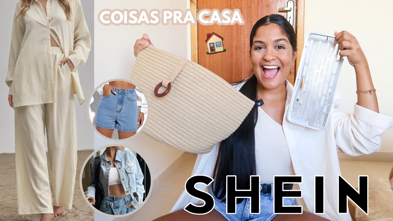 RECEBIDOS DA SHEIN - LOOKS PERFEITOS E COISAS PARA A CASA NOVA