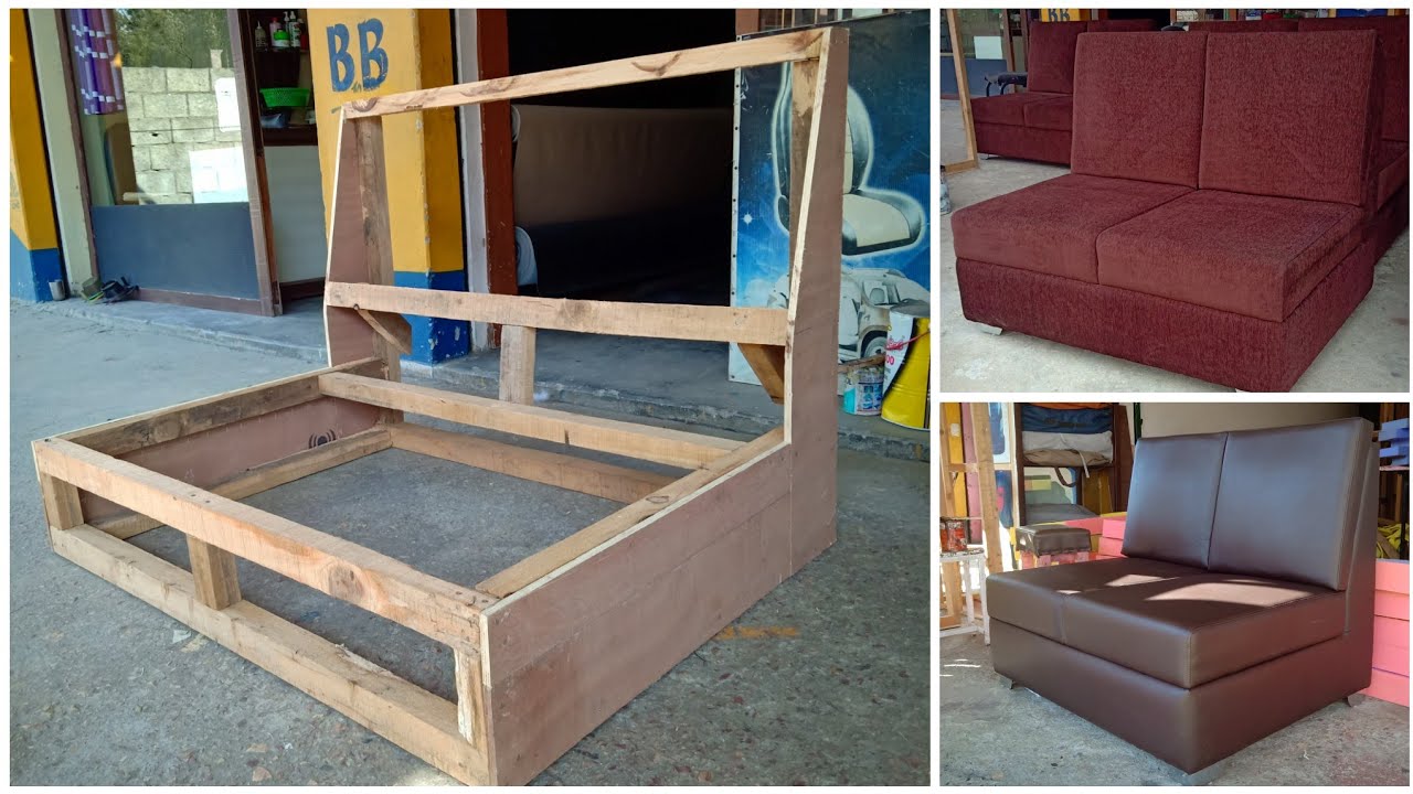 #wood structure, How To Build a simple sofa frame