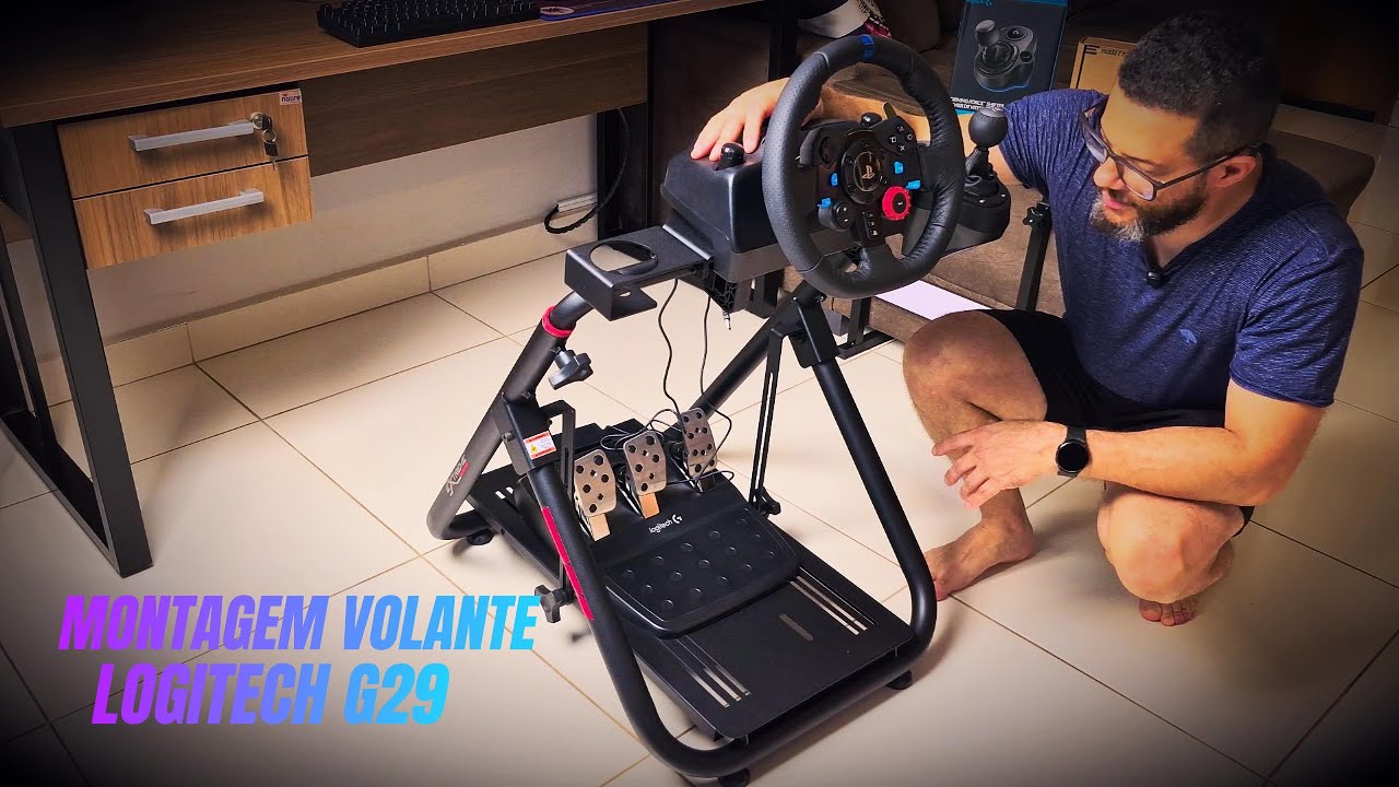 Unboxing + Montagem Logitech G29 + Cockpit extreme SXT V2