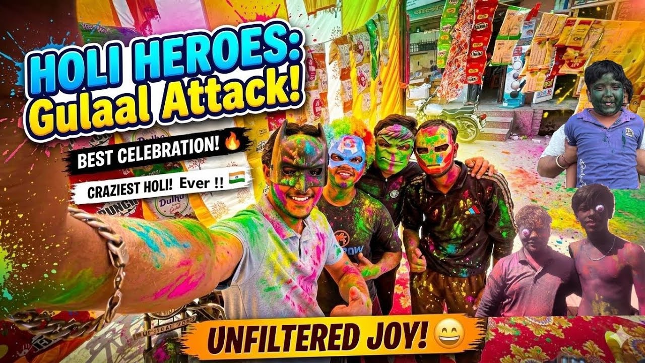 Holi vlog 2026 😍 ye sab kya ho gya // #holi #enjoy 
