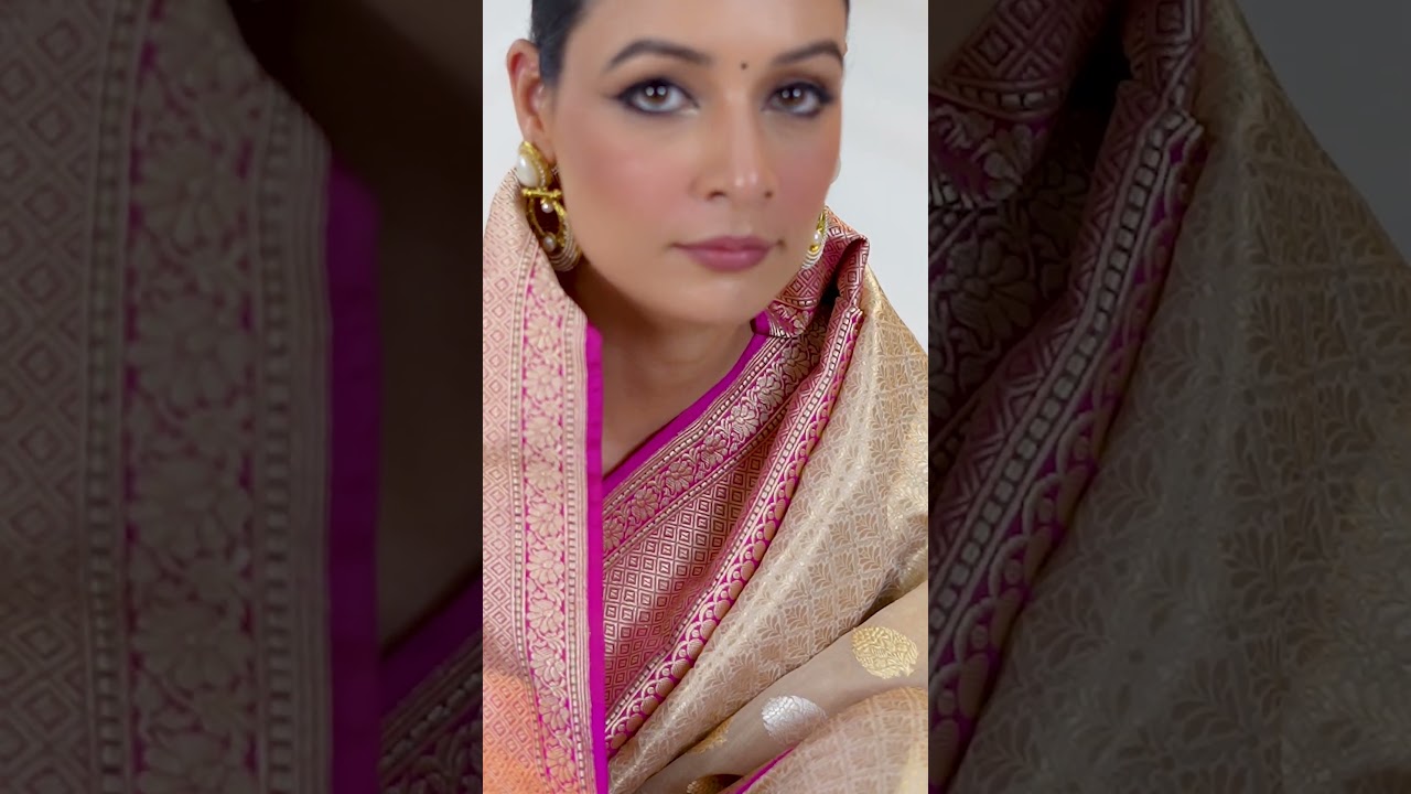 Handwoven Banarasi Kora Organza Saree | | Organza Saree | | Banarasi Saree  #fashion #handmadesaree