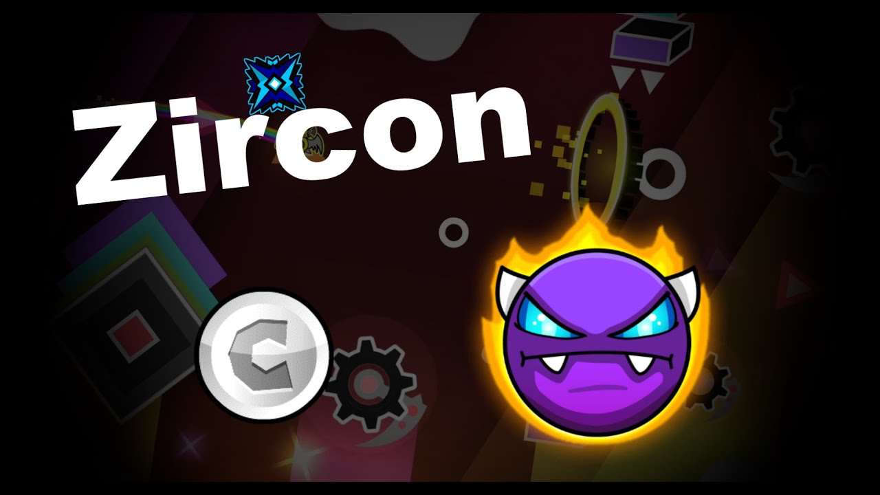 (❤) Zircon by DHaner (Demon, With coin) - Geometry Dash 2.11