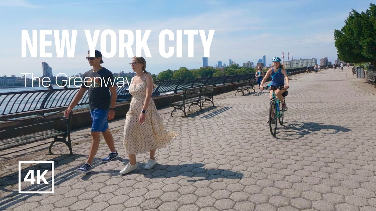 [4K] New York City 🗽 East River Series - Ep. 1 - The Greenway [Jul. 2022]