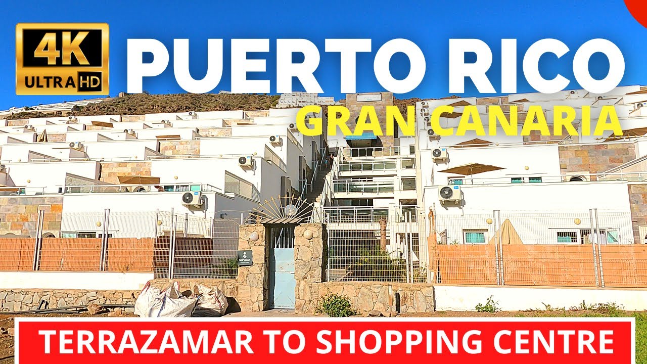 PUERTO RICO Gran Canaria January 3, 2023 🔴 Terrazamar Sunsuites to Shopping Center