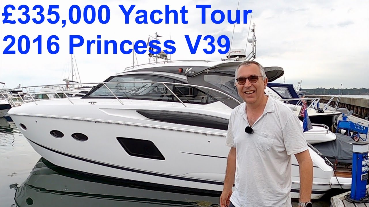 £355,000 Yacht Tour 2016 Princess V39