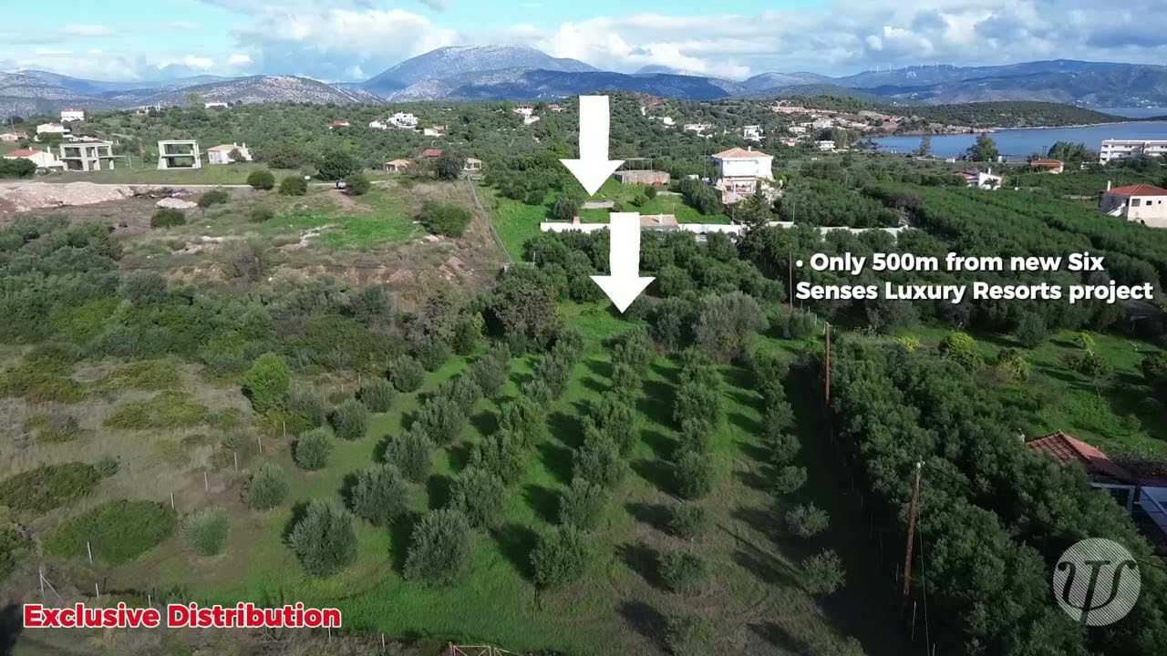 SEA VIEW PLOT OF 4.604 SQM WITH BUILDING PERMIT – ERMIONIDA COAST (PS)