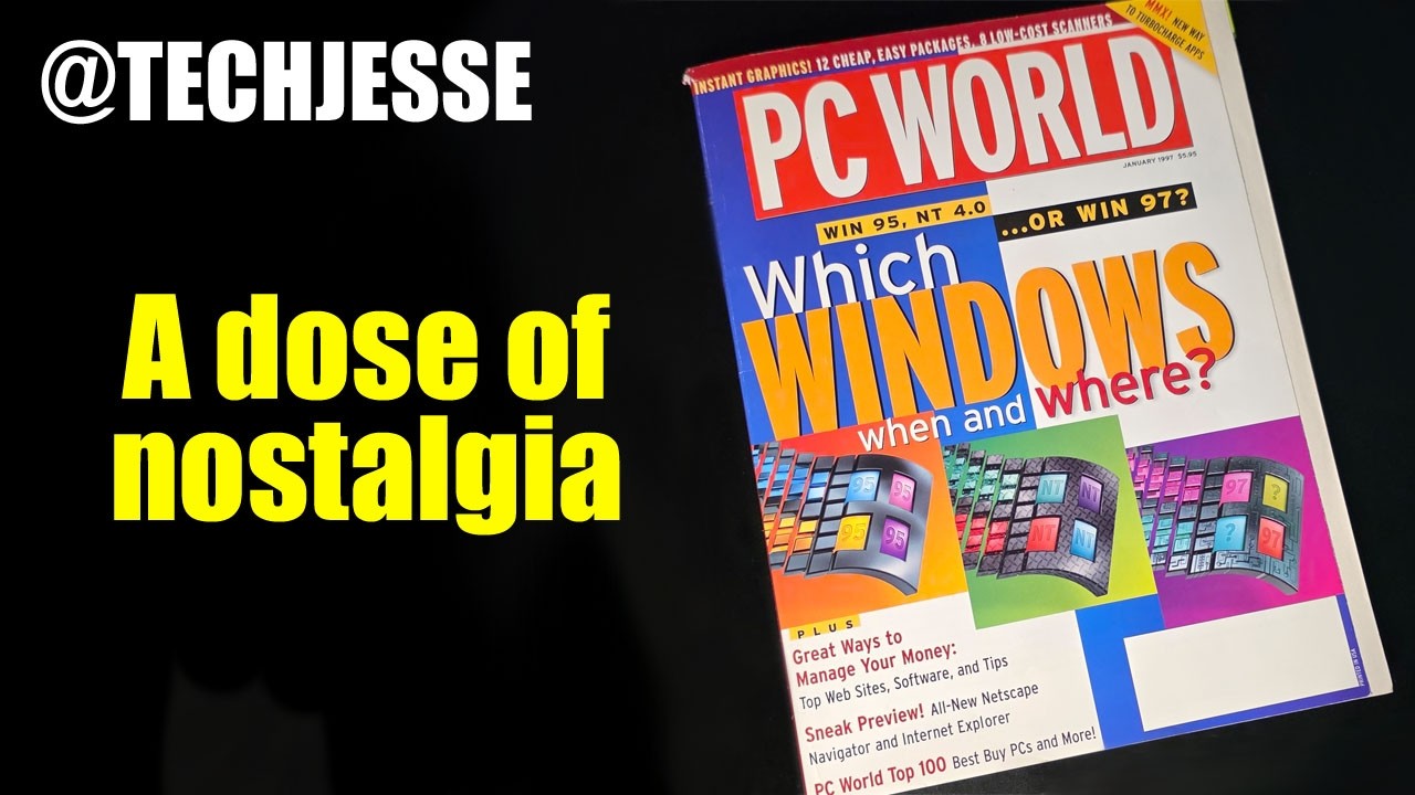 Порция ностальгии — журнал PC World, январь 1997 года.