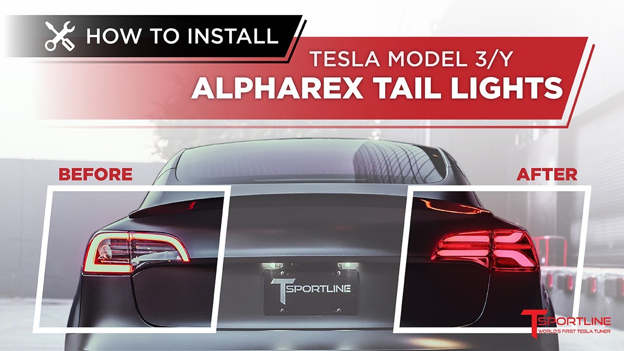 Installing the FIRST AlphaRex Pro Series Tail Light for 2022 Tesla Model Y (Sequential Amber Turn)