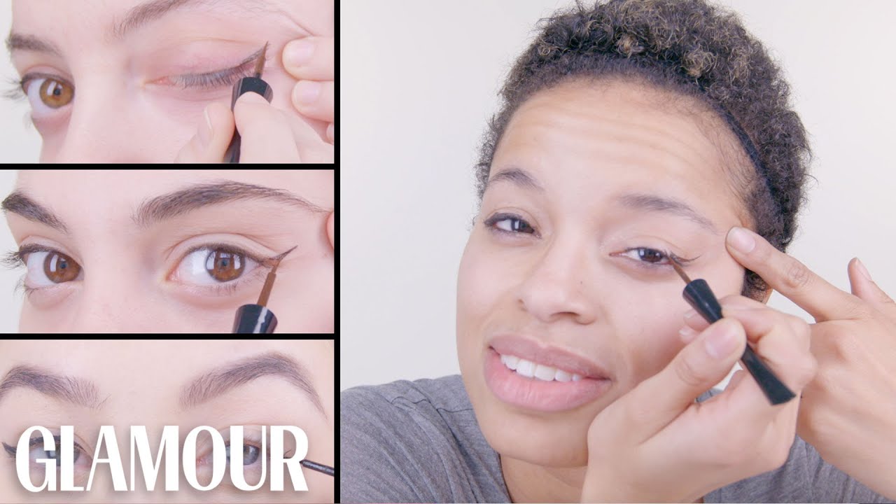 50 Women Try a Cat Eye with Liquid Liner | Glamour