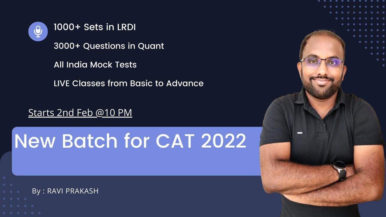 CAT 2022 Preparation I Basic To Advance