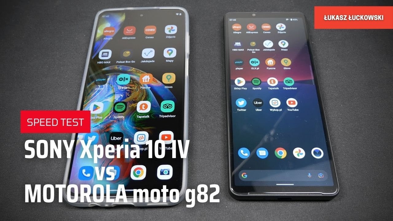 MOTOROLA moto g82 vs SONY Xperia 10 IV SPEED TEST Snapdragon 695