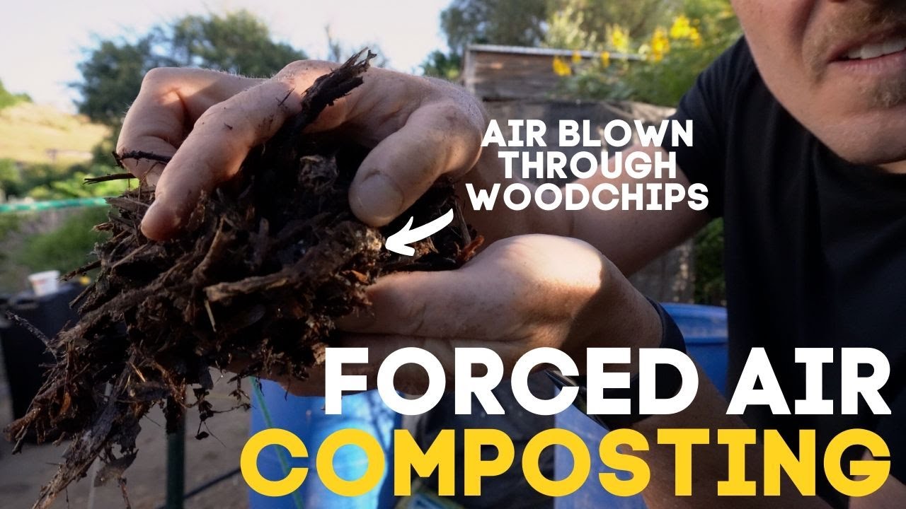 Aerating Compost with a Leaf Blower | UPDATE VIDEO