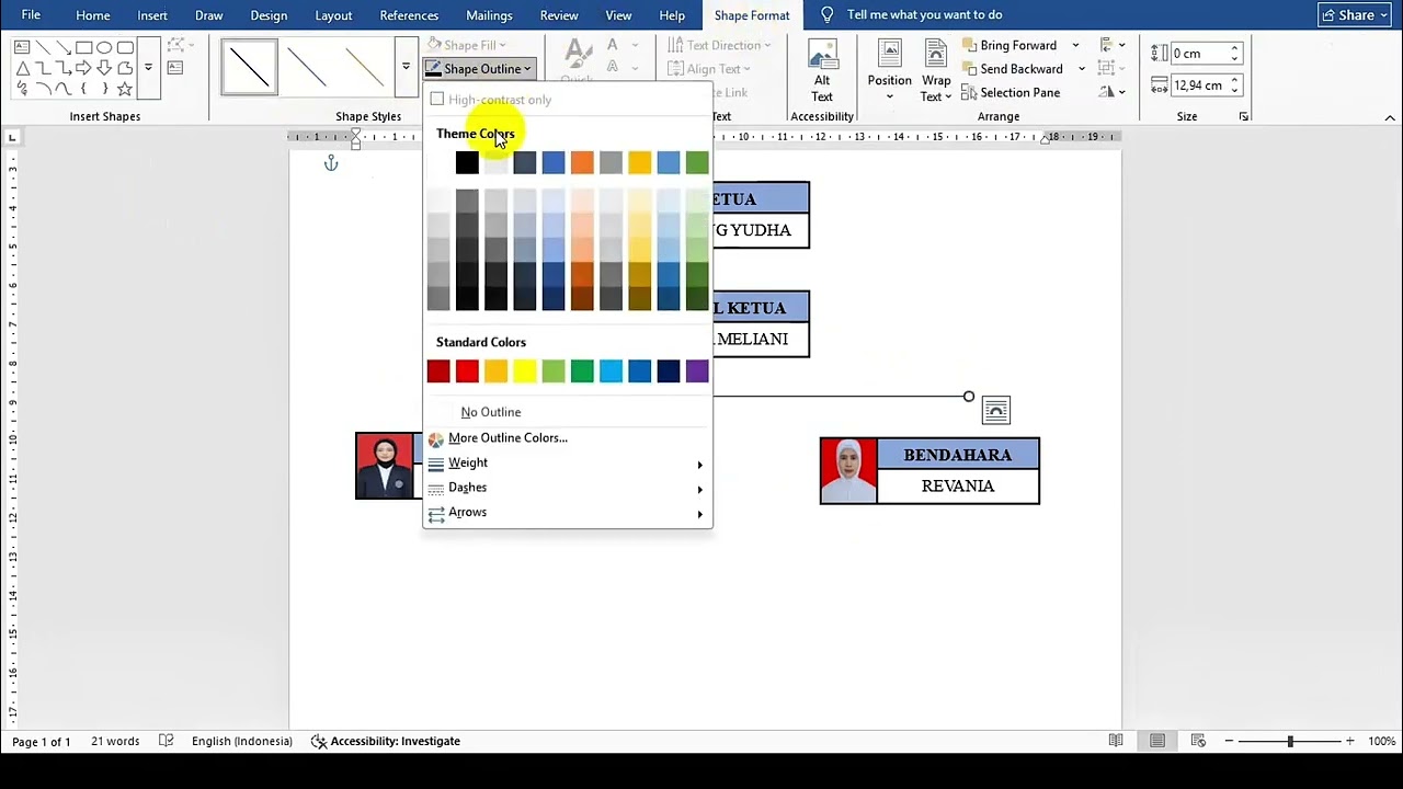 Tutorial Membuat Struktur Organisasi 