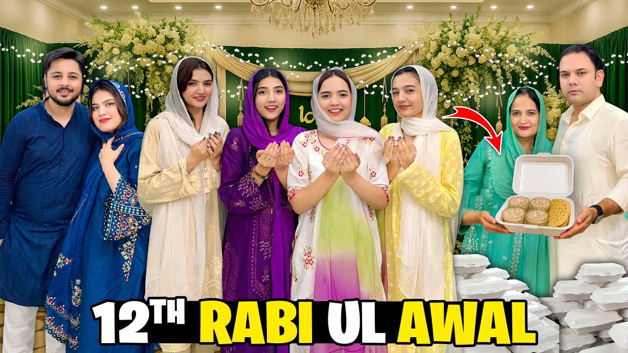 Eid Milad-un-Nabi Mubarak💚😍|Special Dua Kardi🤩|Food Distribution🥰|Sistrology