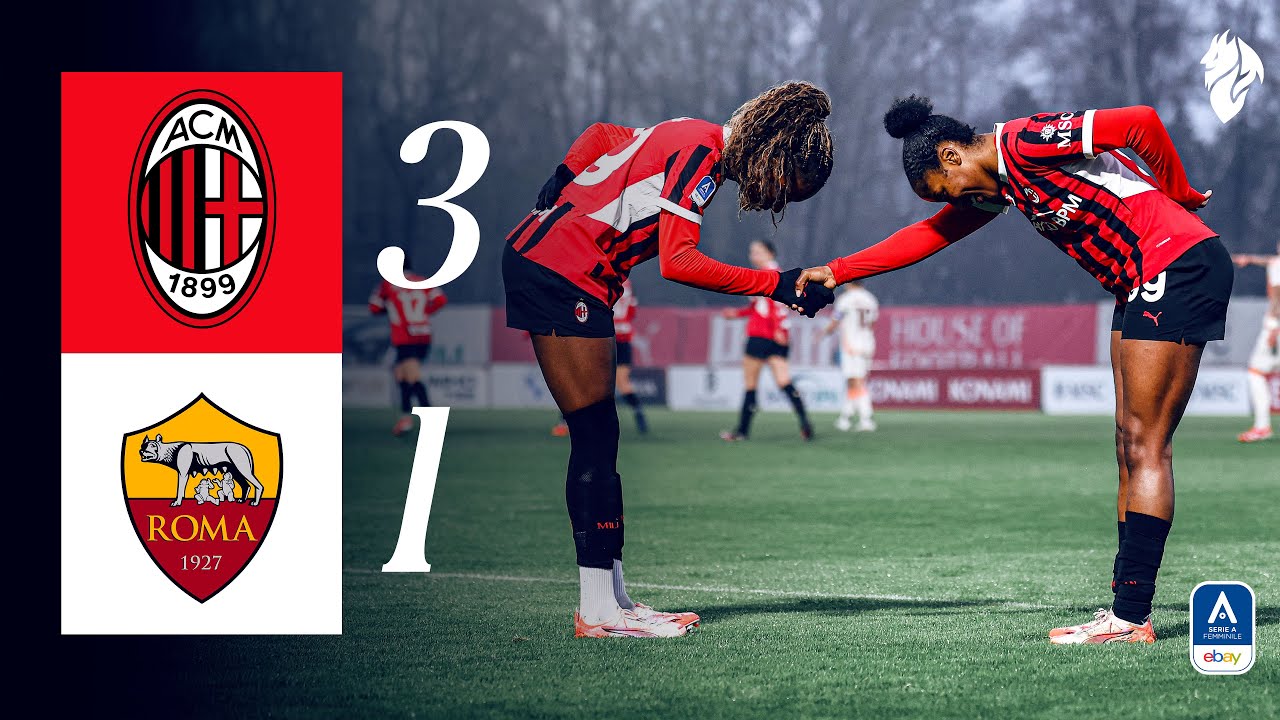 WHAT A WIN, WHAT A COMEBACK! | AC Milan 3-1 Roma | Women's Serie A Highlights