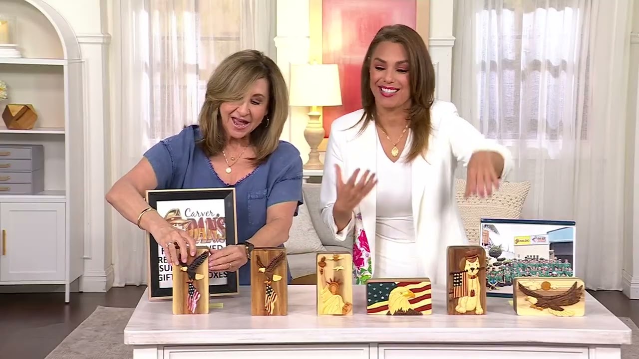 Carver Dan's Americana Handcrafted Puzzle Boxes on QVC