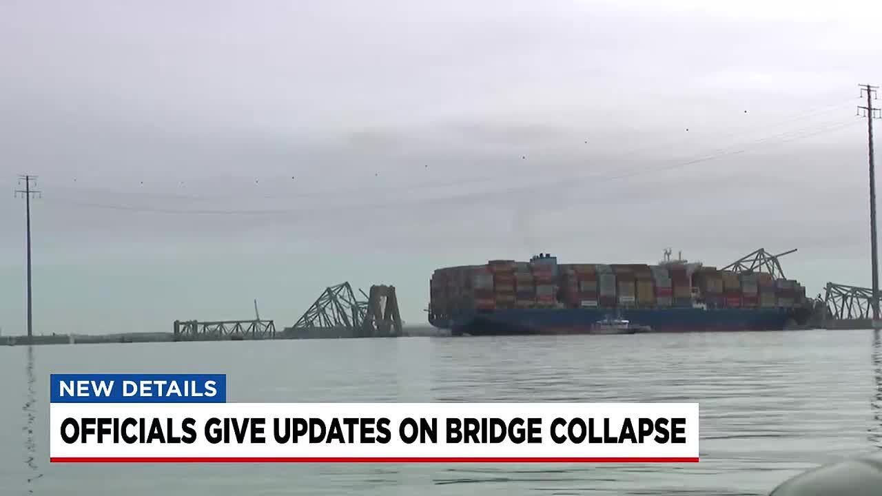 Officials give updates on bridge collapse