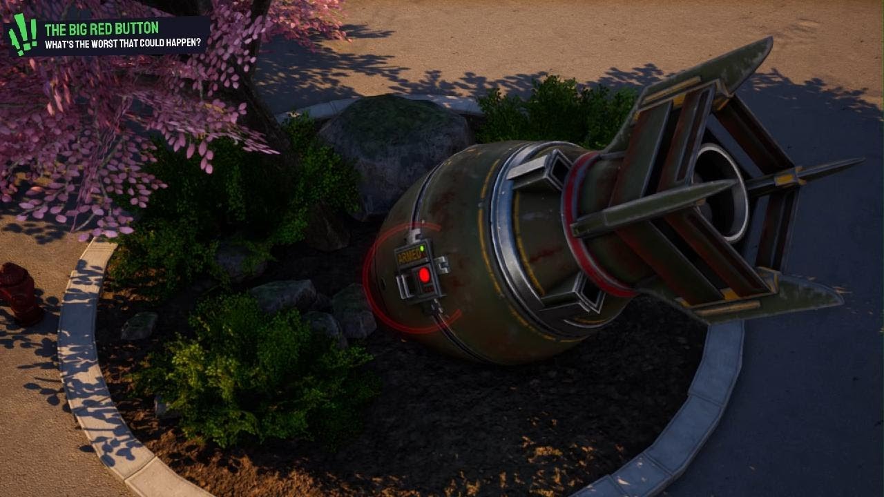 Goat Simulator 3 launching a nuke