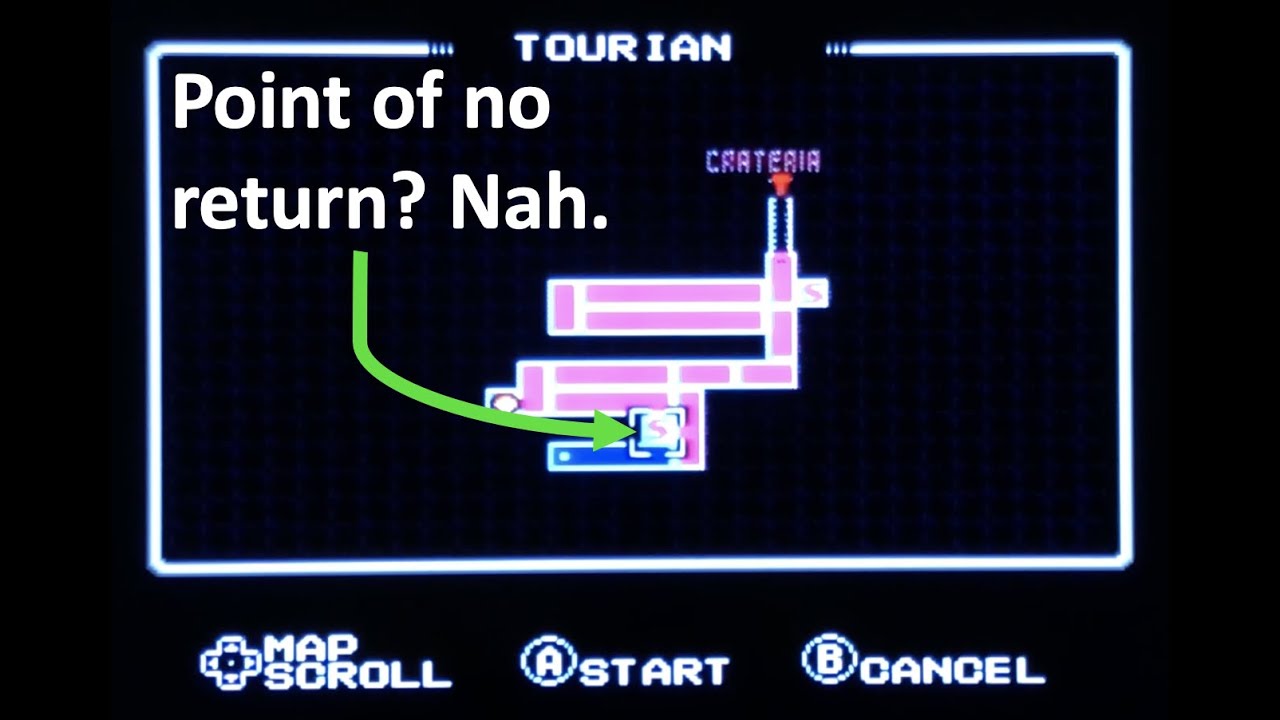 Super Metroid Glitches - Reverse Tourian Escape on Console