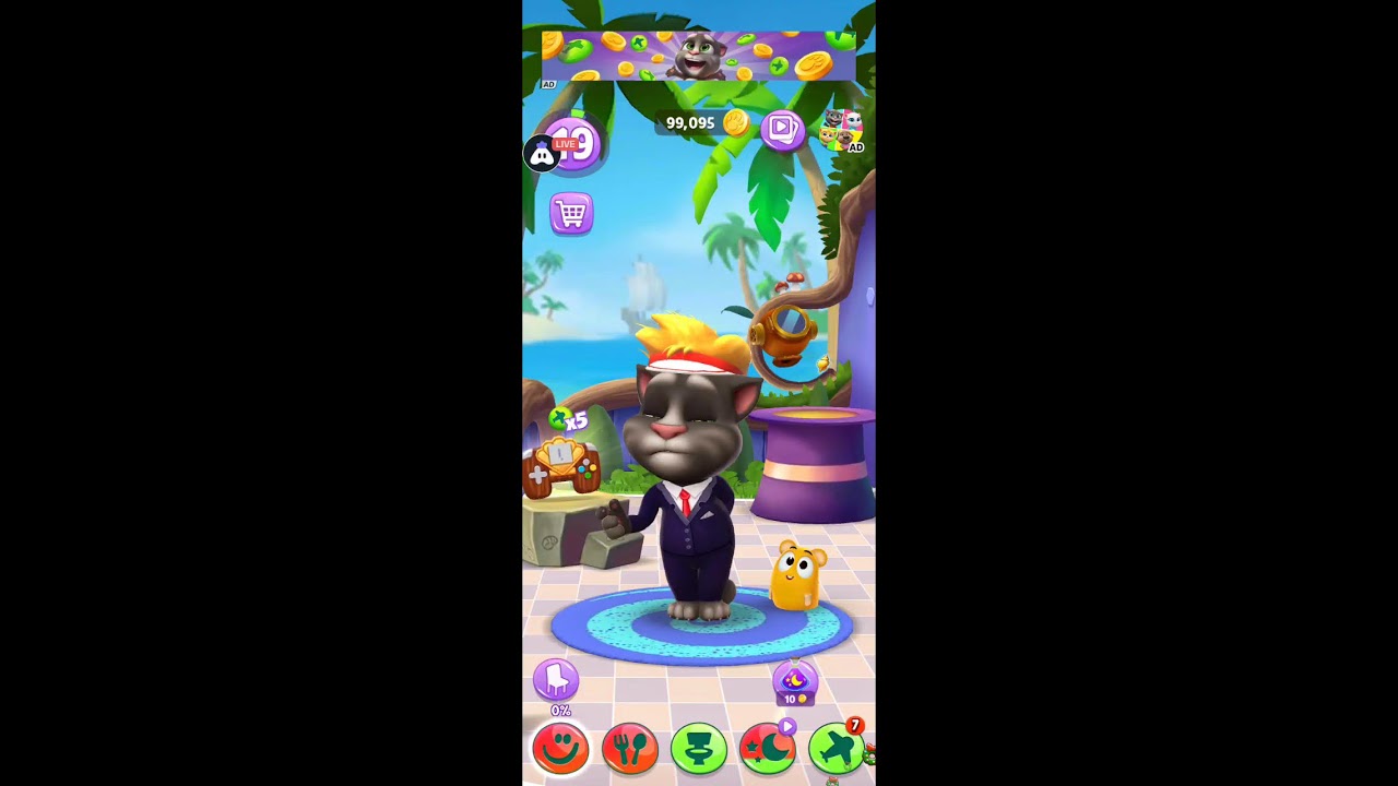 🐱 Talking Tom Ke Saath Masti! | Fun Gameplay Live 🎮 #shortvideo #viral #talkingtom