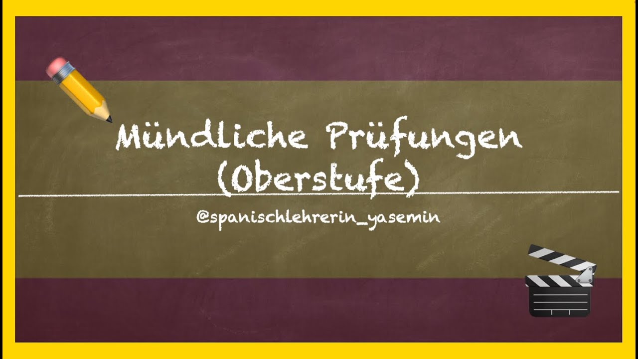🗣Wie gelingt mir eine gute mündliche Prüfung?⎜spanischlehrerin_yasemin