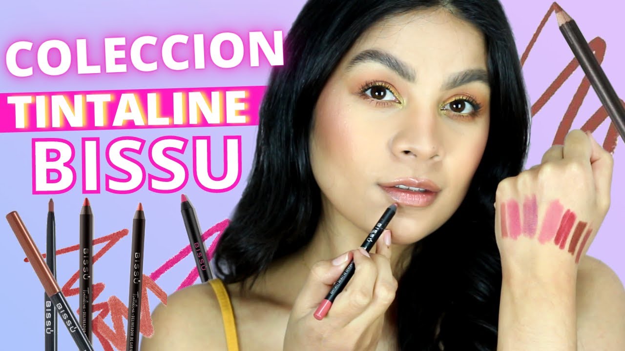 ✨Colección de TINTALINE BISSU para LABIOS (SWATCHES)    | SOY LOTA