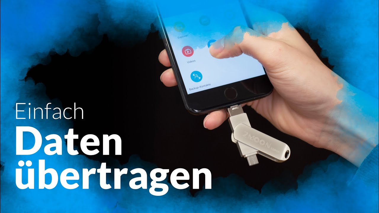 iPhone Bilder & Videos übertragen auf PC & Mac mit USB Stick