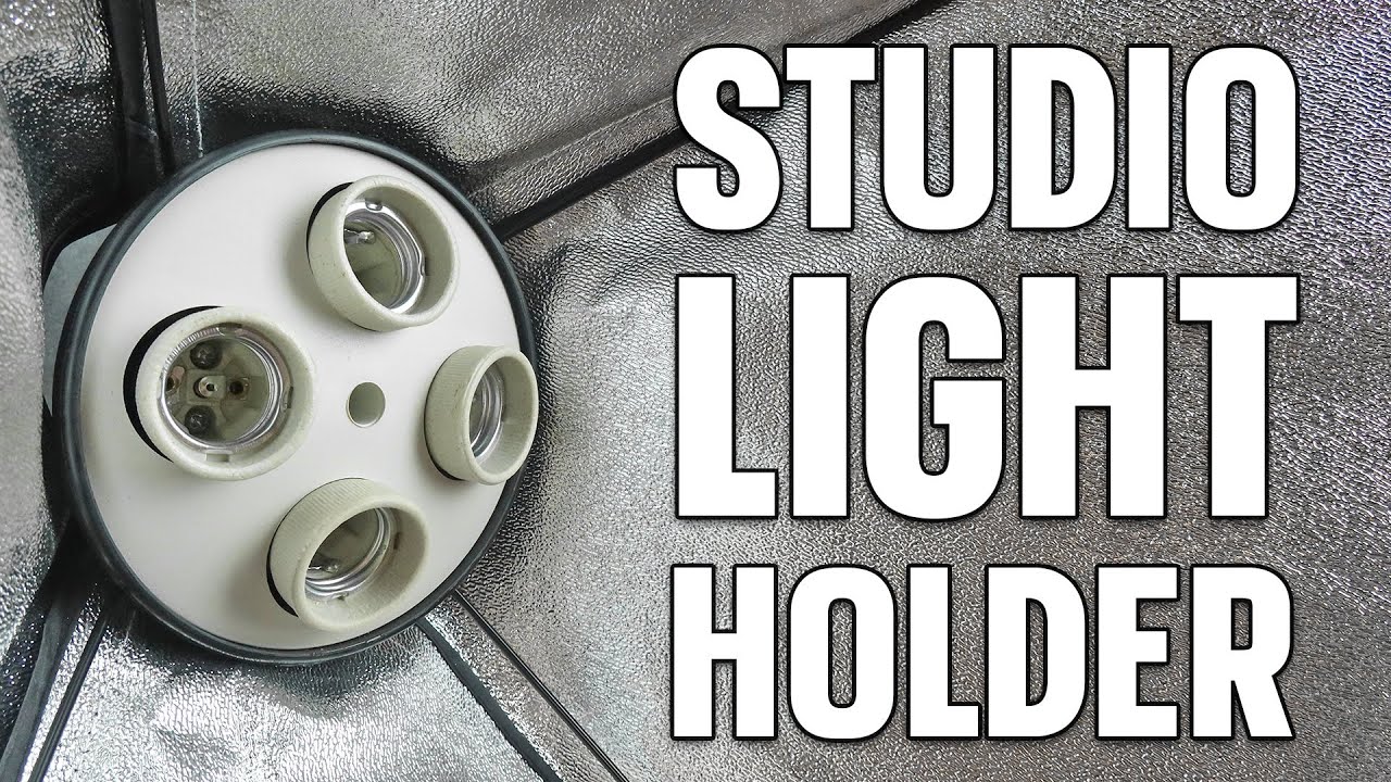4in1 Photography Light Socket - Super Lamp Holder SLH3 - E27 Studio Light Holder