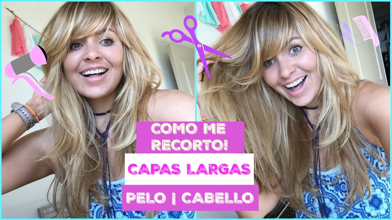 COMO ME CORTO EL PELO EN CAPAS LARGAS