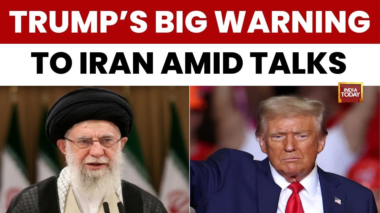 Trump Vs Iran | Trump Warns Iran of 'Tremendous Power' as US Carrier Deploy Amid Nuclear Deal Talks