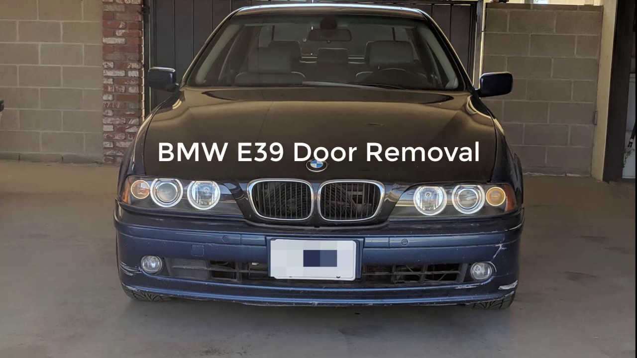 Снятие двери с BMW E39