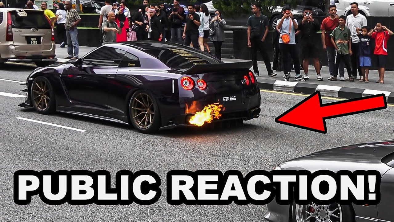MALAYSIA CRAZY SUPERCAR AND SPORTS CAR SHUNTDOWN KUALA LUMPUR!!! #publicreaction #loud #cars